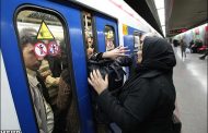 ازدحام وحشتناک مردم در مترو به دلیل گرانی بنزین