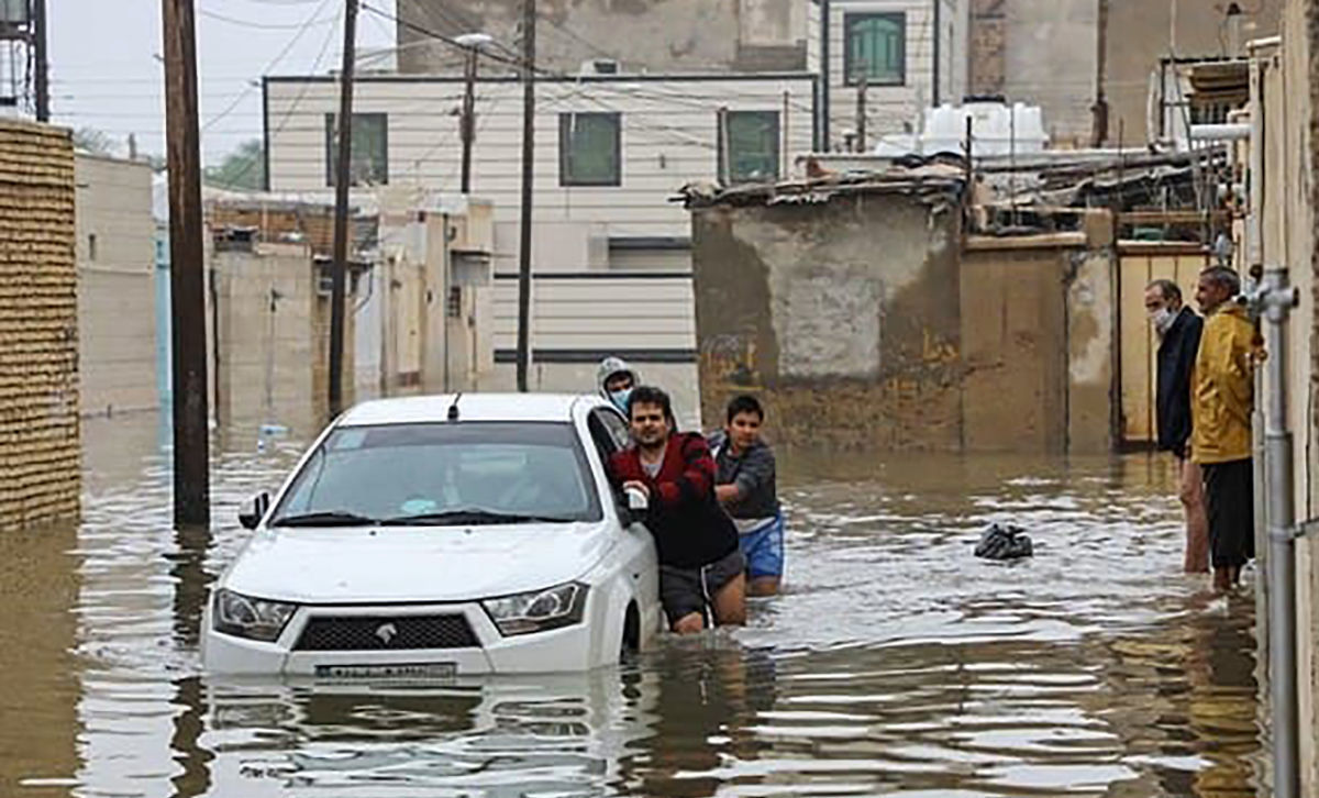 سیل وحشتناک در بوشهر